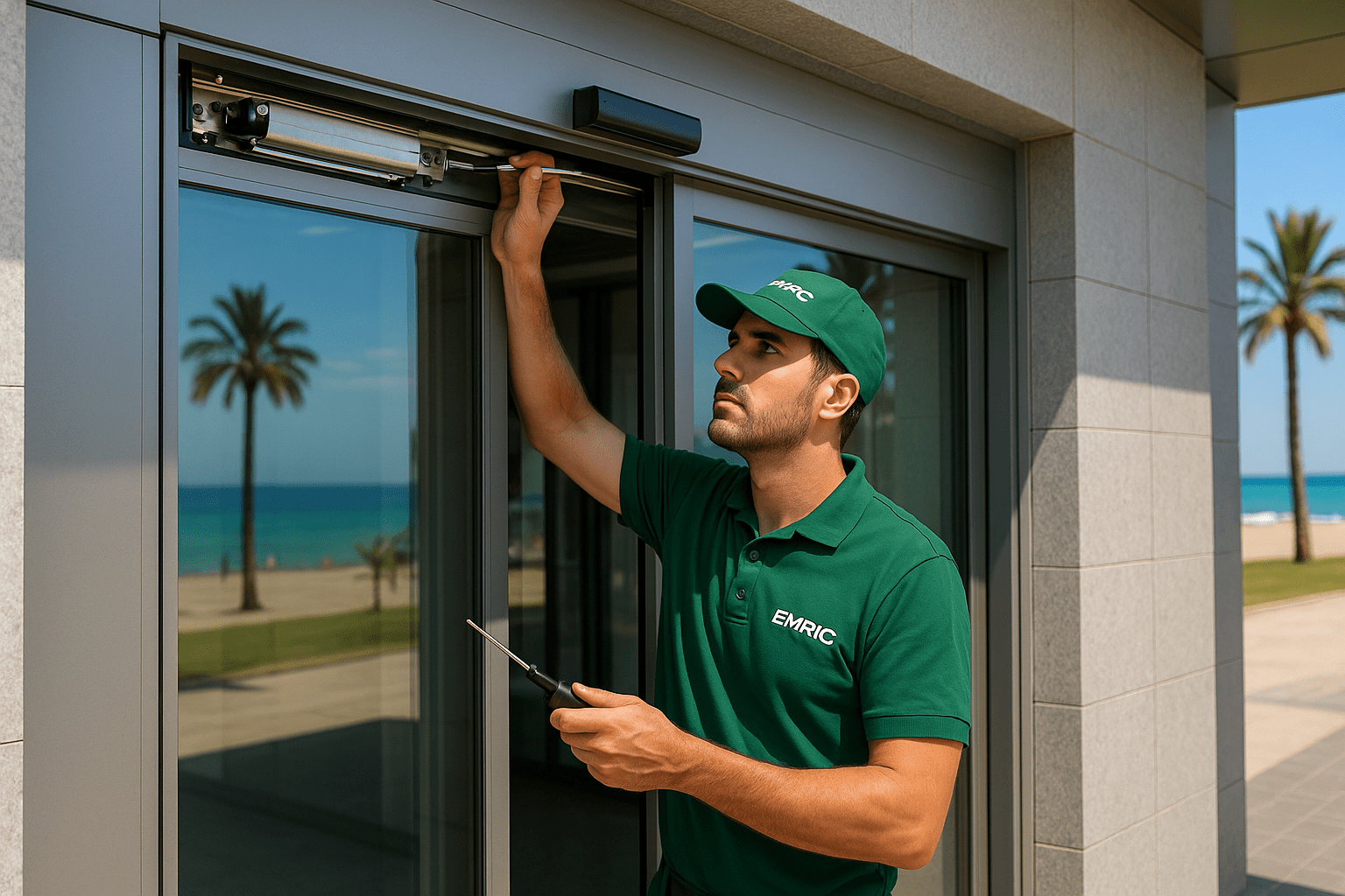 Puertas y Automatismos Enric: Puertas y retos del calor extremo: materiales y ventilación pasiva