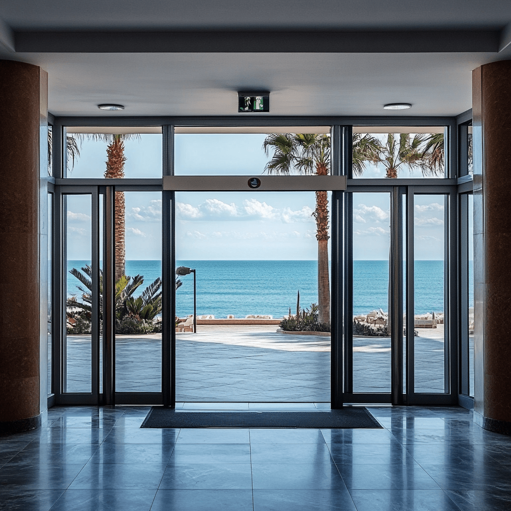 Portes i Automatismes Enric: Instal·lació personalitzada de portes automàtiques: Millora l'entrada del teu hotel al Maresme sense excedir el teu pressupost